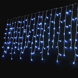 Christmas icicle lights-6*0.6M 216leds Rubber wire