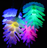 Solar Pine Cone led christmas lights outdoor